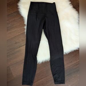 Lululemon Align Pant II 25" Black High Waisted Leggings Size 4 W5CK7S